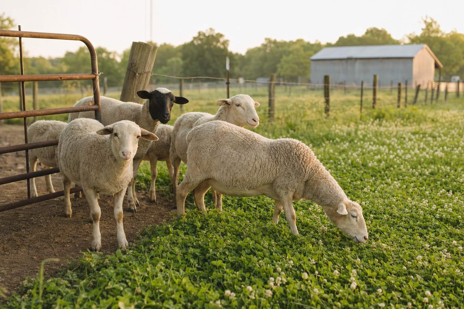 Tall Grass, Clover, or Alfalfa: How Pasture Type Changes Bloat Risk in Sheep